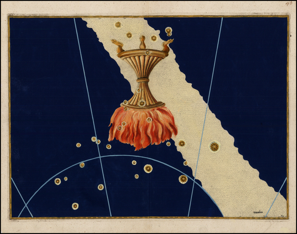 2-Celestial Maps Map By Johann Bayer