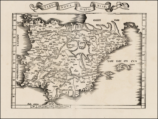 86-Spain and Portugal Map By Lorenz Fries