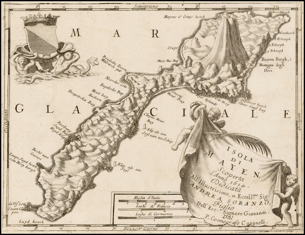 29-Polar Maps and Russia Map By Vincenzo Maria Coronelli