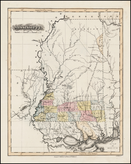 19-South Map By Fielding Lucas Jr.