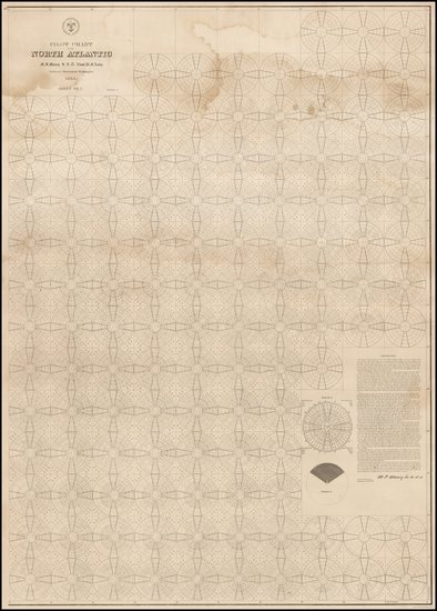 26-Atlantic Ocean Map By Matthew Fontaine Maury