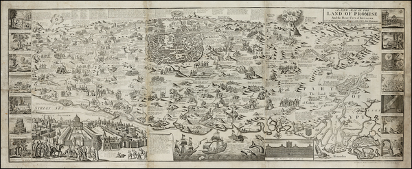 0-Holy Land and Egypt Map By Cluer Dicey