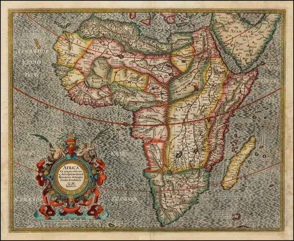 9-Africa and Africa Map By Gerard Mercator