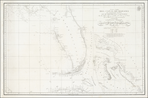 27-Florida and Caribbean Map By Direccion Hidrografica de Madrid