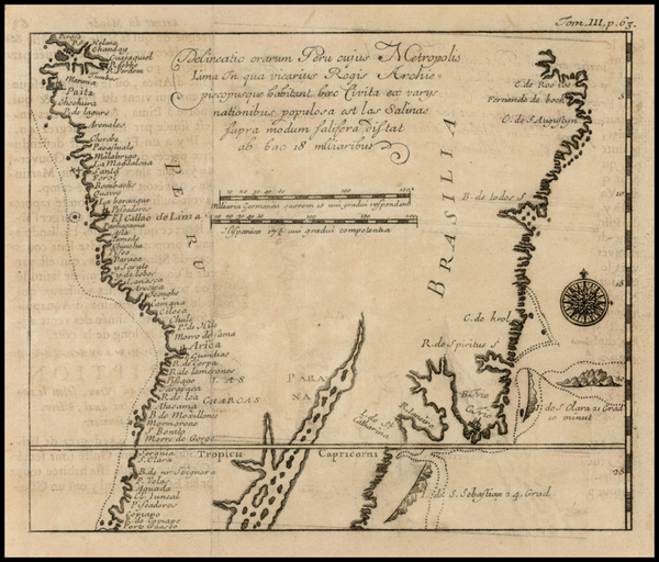 40-South America and Brazil Map By Anonymous