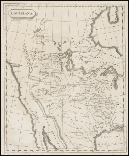 39-Plains, Southwest and Rocky Mountains Map By Aaron Arrowsmith  &  Samuel Lewis