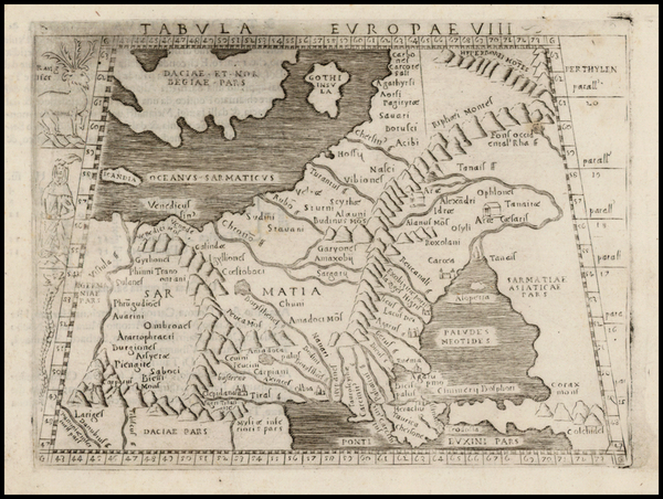 83-Russia, Ukraine, Baltic Countries and Scandinavia Map By Giacomo Gastaldi