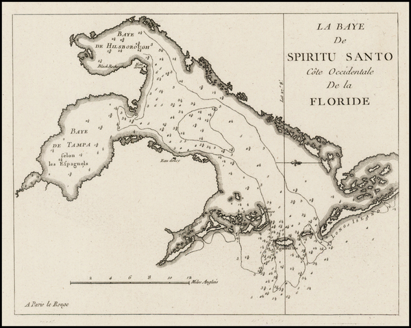 59-Florida, South and Caribbean Map By George Louis Le Rouge