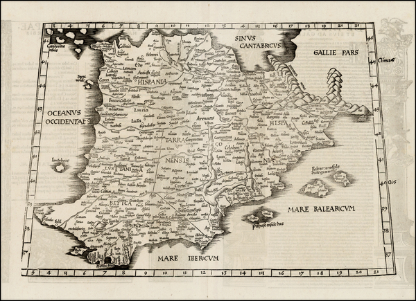 99-Spain and Portugal Map By Lorenz Fries