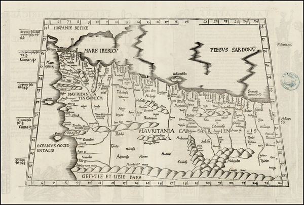 81-North Africa Map By Lorenz Fries