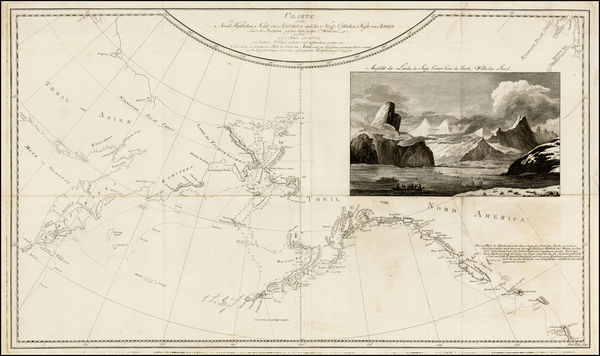 88-Polar Maps, Alaska, Pacific, Russia in Asia and Canada Map By James Cook / J. C. G. Fritzsch