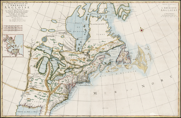 34-United States, North America and Canada Map By Pierre Mortier