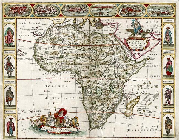 72-Africa and Africa Map By Frederick De Wit