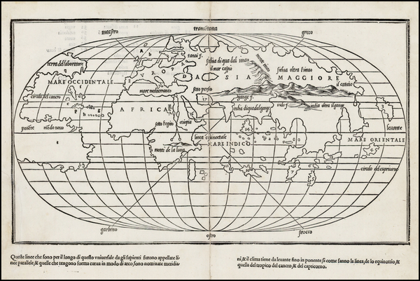 0-World and World Map By Benedetto Bordone