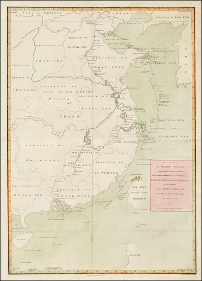 40-China Map By George L. Staunton