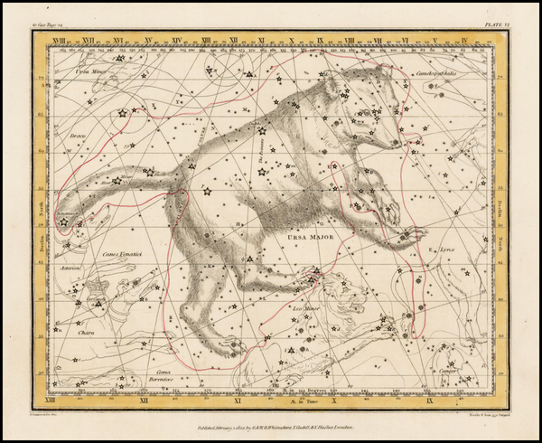 48-Celestial Maps Map By Alexander Jamieson