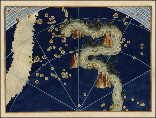 91-Celestial Maps Map By Johann Bayer