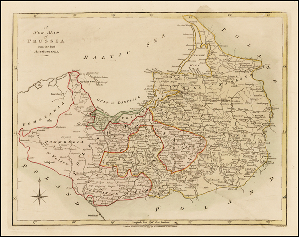 44-Poland, Baltic Countries and Germany Map By Robert Wilkinson