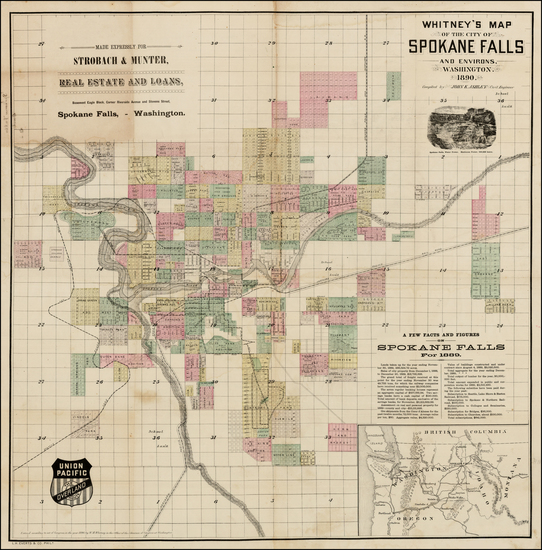 64-Washington Map By John K. Ashley