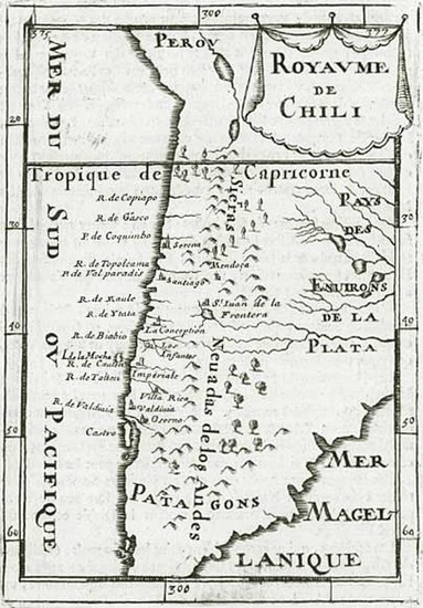 67-South America Map By Alain Manesson Mallet