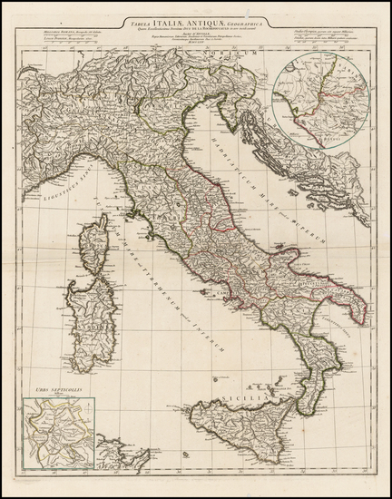 1-Balkans, Italy, Mediterranean and Balearic Islands Map By Jean-Baptiste Bourguignon d'Anville