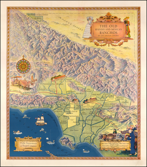 92-Los Angeles Map By Title Insurance & Trust Company  &  Gerald  Allen Eddy