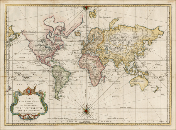 44-World, World, Australia & Oceania, Australia, Oceania and New Zealand Map By Jacques Nicola