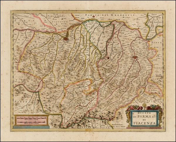 11-Italy Map By Henricus Hondius