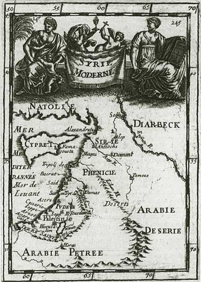 47-Asia and Middle East Map By Alain Manesson Mallet