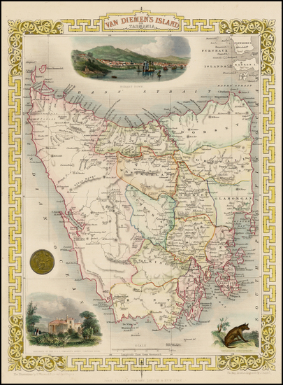 78-Australia Map By John Tallis