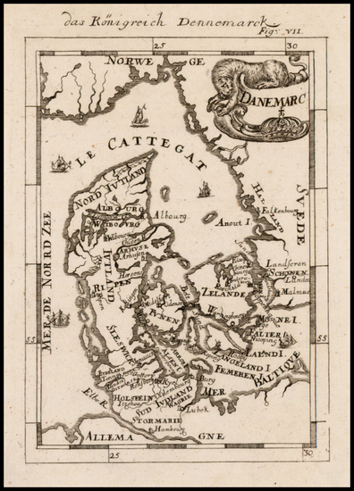 48-Scandinavia Map By Alain Manesson Mallet