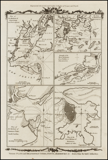 8-New England, Southeast and North America Map By Thomas Conder