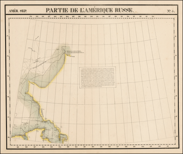 23-Polar Maps and Alaska Map By Philippe Marie Vandermaelen