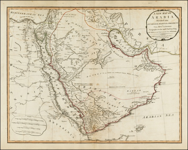 13-Middle East Map By Laurie & Whittle