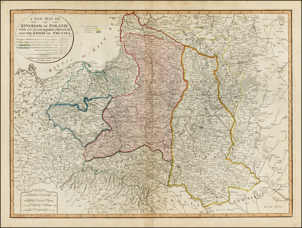 56-Poland, Russia and Baltic Countries Map By Laurie & Whittle