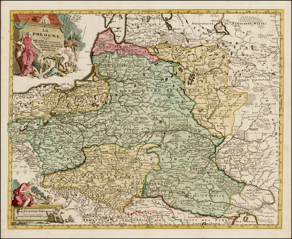 37-Poland and Baltic Countries Map By Jan Barend Elwe