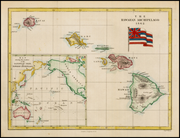 81-Hawaii and Hawaii Map By 