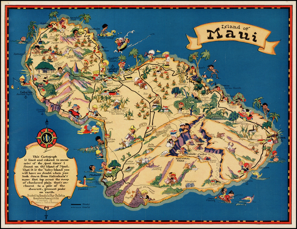 89-Hawaii and Hawaii Map By Ruth Taylor White