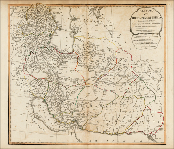 20-Central Asia & Caucasus and Middle East Map By Laurie & Whittle