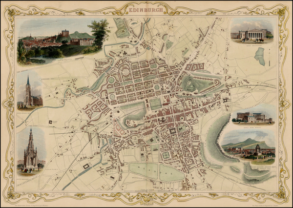 79-Scotland Map By John Tallis