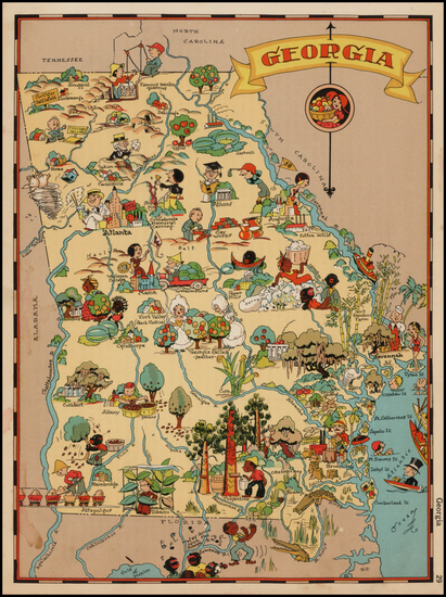 9-Southeast Map By Ruth Taylor White