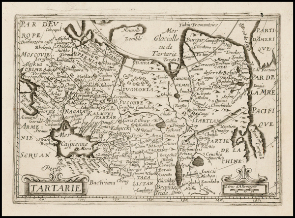 62-China, Central Asia & Caucasus and Russia in Asia Map By Jean Picart