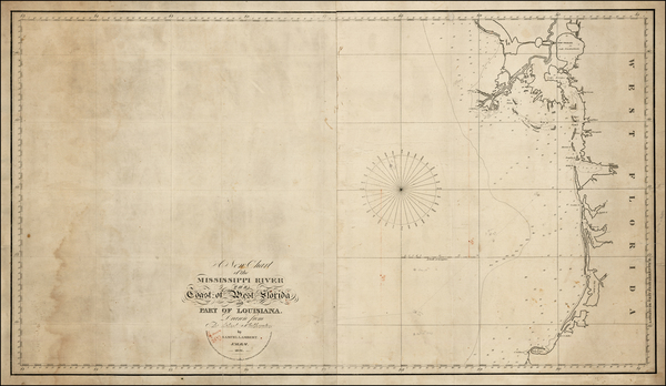 19-Florida and South Map By Samuel Lambert