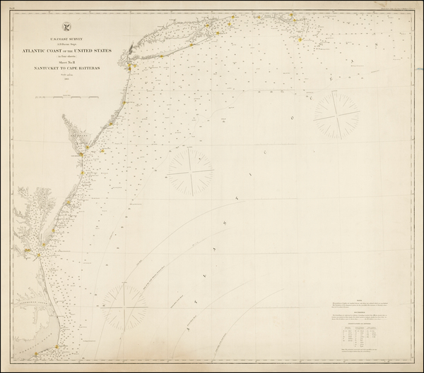 28-Mid-Atlantic and Southeast Map By United States Coast Survey