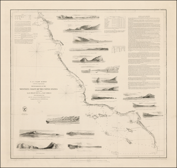 10-California Map By United States Coast Survey