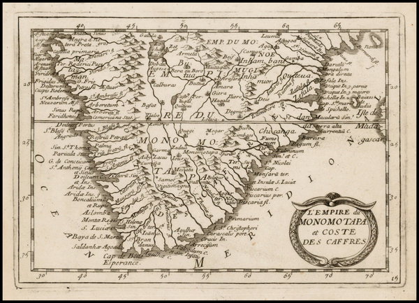 58-South Africa Map By Jean Picart