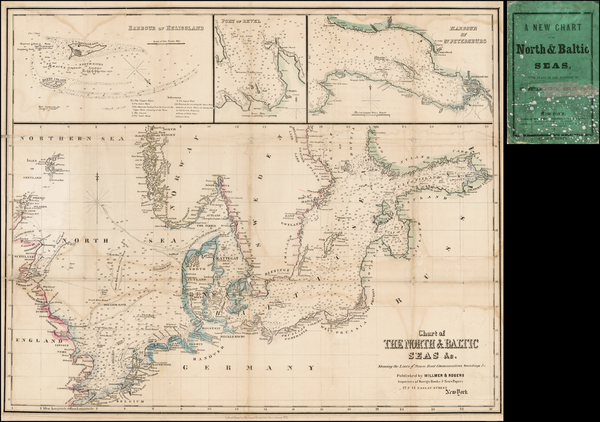 55-British Isles, Netherlands, Russia, Baltic Countries, Scandinavia and Germany Map By Willmer &a