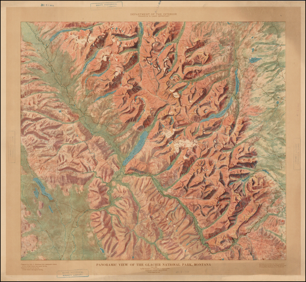 24-Rocky Mountains Map By U.S. Geological Survey