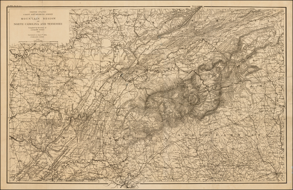 30-South and Southeast Map By Henry Lindenkohl