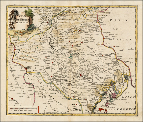 24-Italy Map By Giambattista Albrizzi